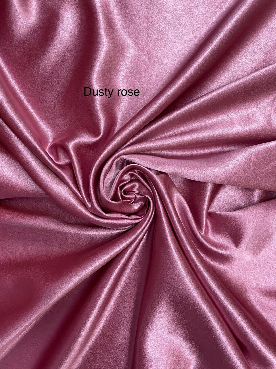 1 Yard Soft Dusty Rose Crepe Satin Fabric Drapey Lightweight Textile for Costumes Dresses and DIY Projects 58 Inch Width